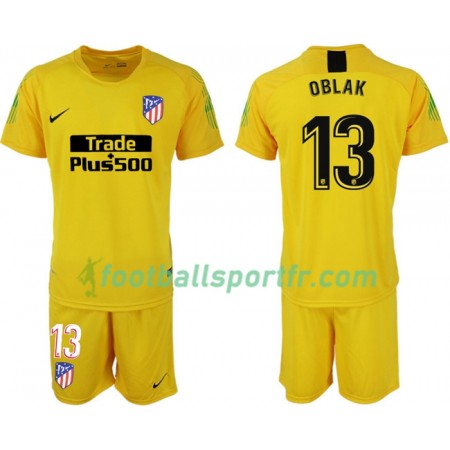Tenue Atlético Madrid Gardien Oblak 13 Enfant Tenue 2018-2019 Maillot de Foot